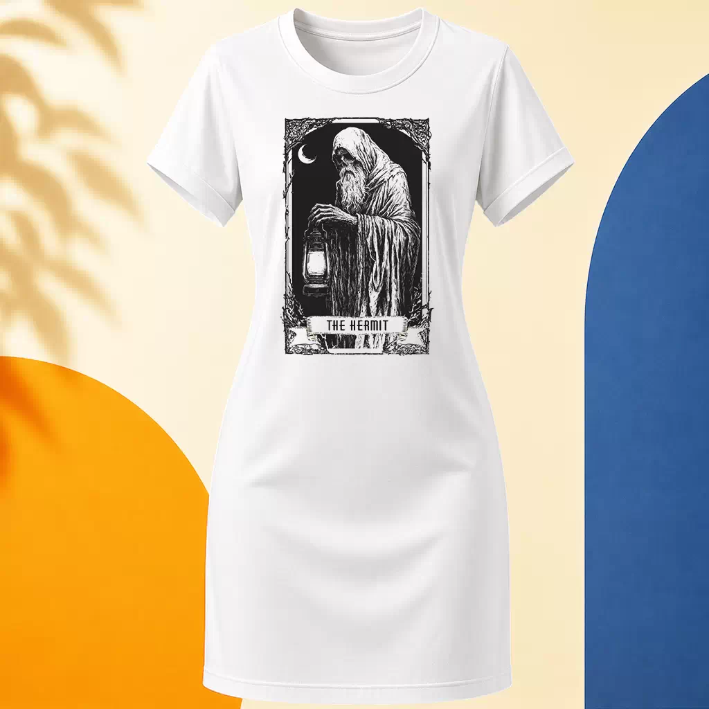 Šaty - The Hermit - Poustevník - Tarot - Velká Arkána